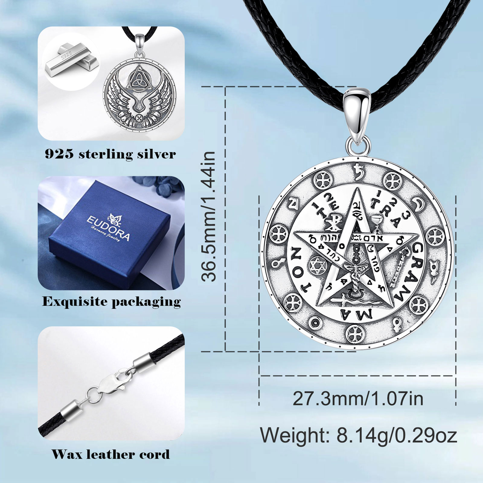 Eudora 925 Sterling Silver Pen - 925 Sterling Silver Chain Necklace Men ulasan dan harga
