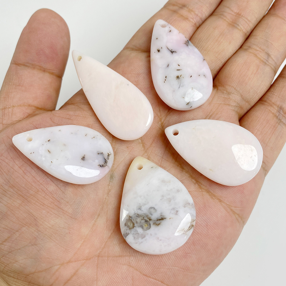 1PC Big Waterdrop Shape Stone  - Crystal Pendant Necklace Natural Stone ulasan dan harga