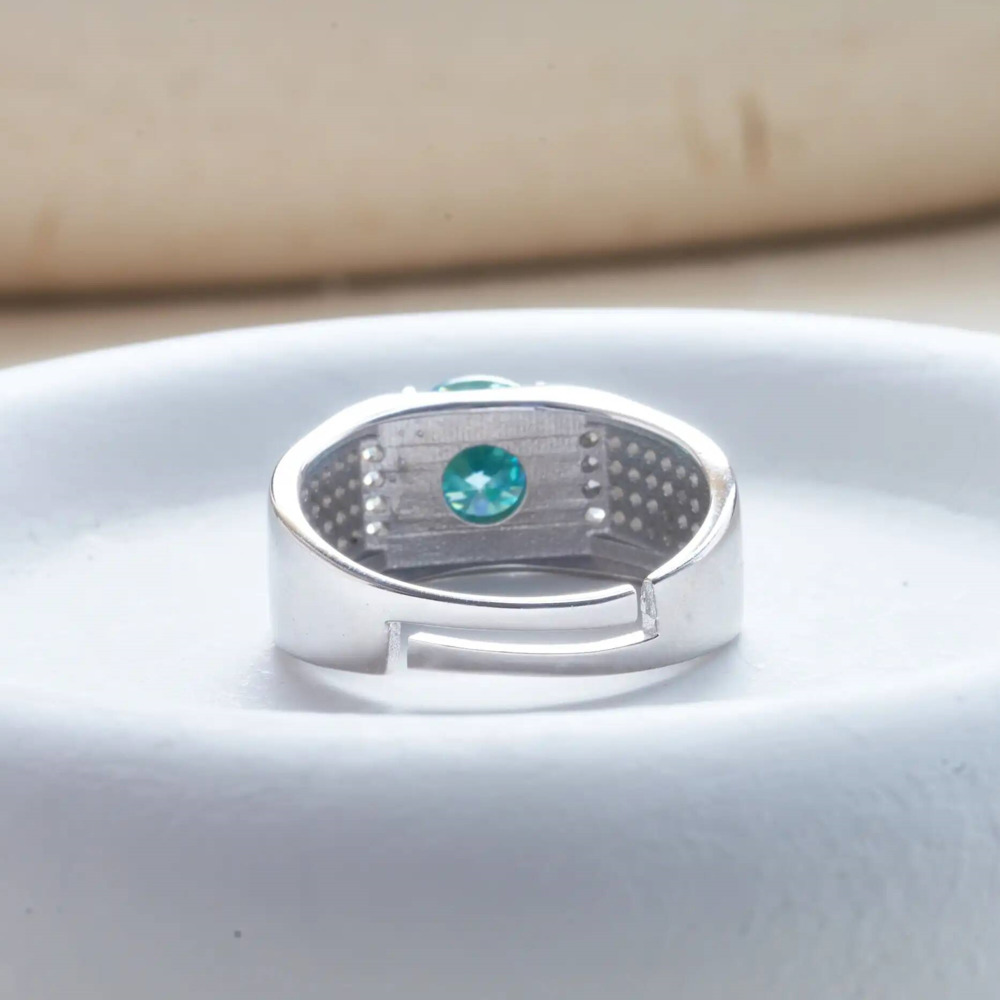 1 carat natural blue color moi - Moissanite Engagement Ring 1 Carat ulasan dan harga