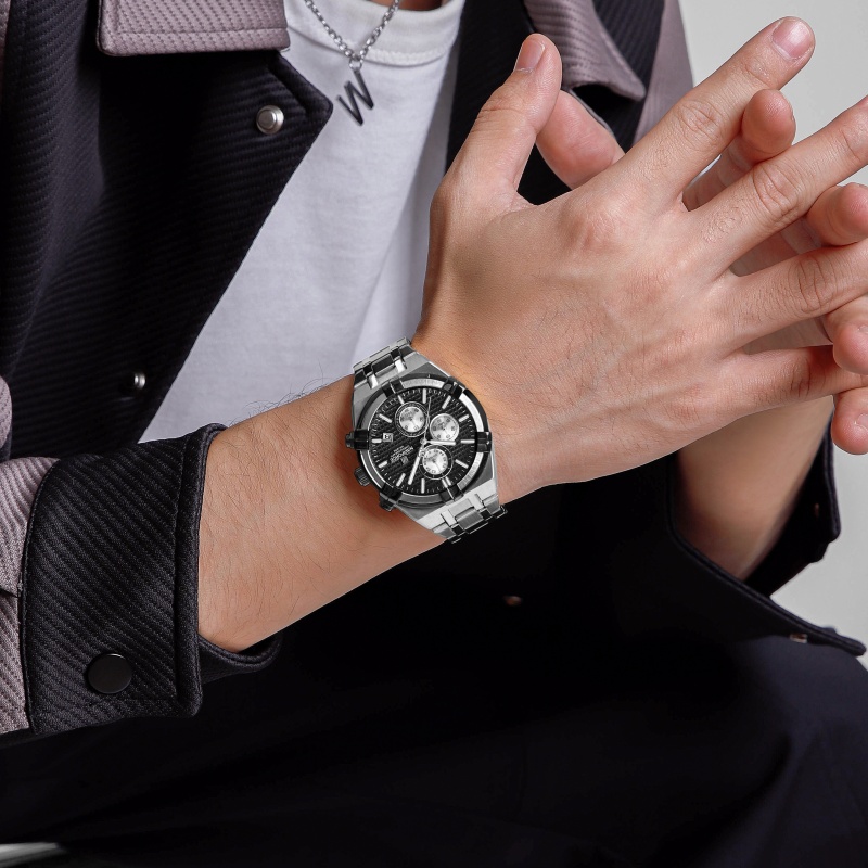 NAVIFORCE Men Quartz Chronogra - Watch Accessories ulasan dan harga