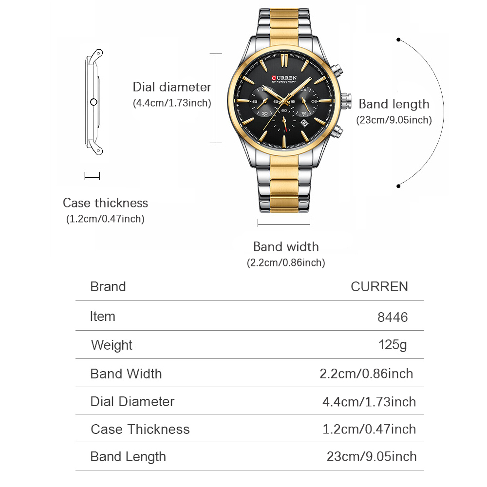CURREN Casual Quartz Chrono Sp - Watch Accessories ulasan dan harga
