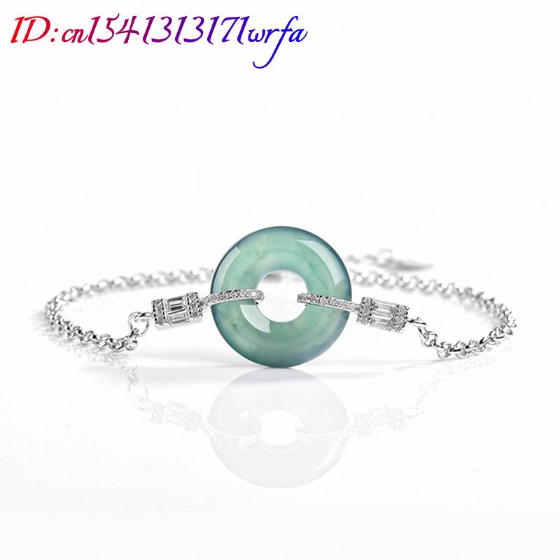 Blue Myanmar Jadeite Ring Brac - Bracelets ulasan dan harga