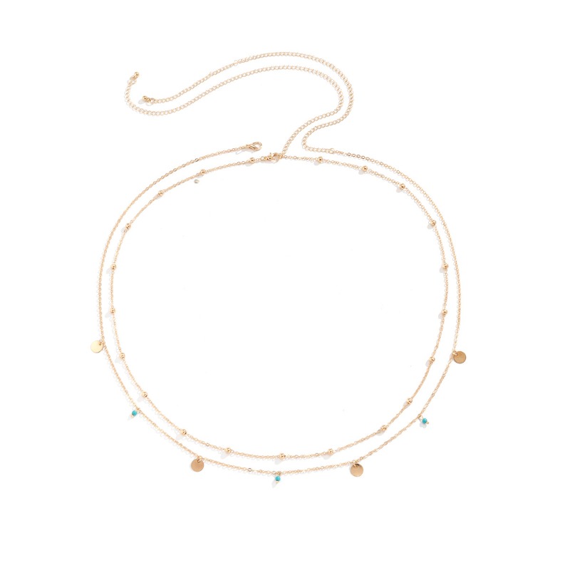 Women Dainty Layered Waist Cha - Body Jewelry ulasan dan harga