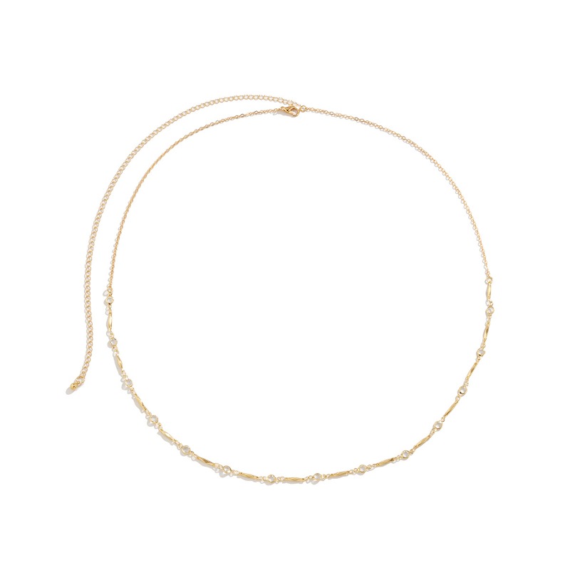 Women Dainty Layered Waist Cha - Body Jewelry ulasan dan harga